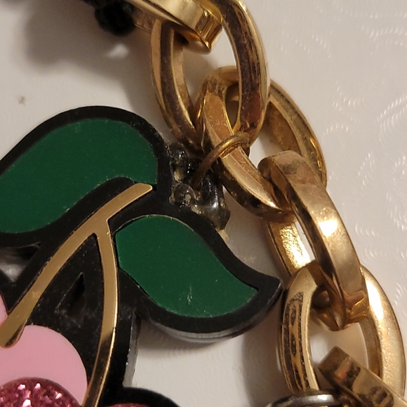 Juicy Couture y2k acrylic charm necklace - Picture 2 of 2